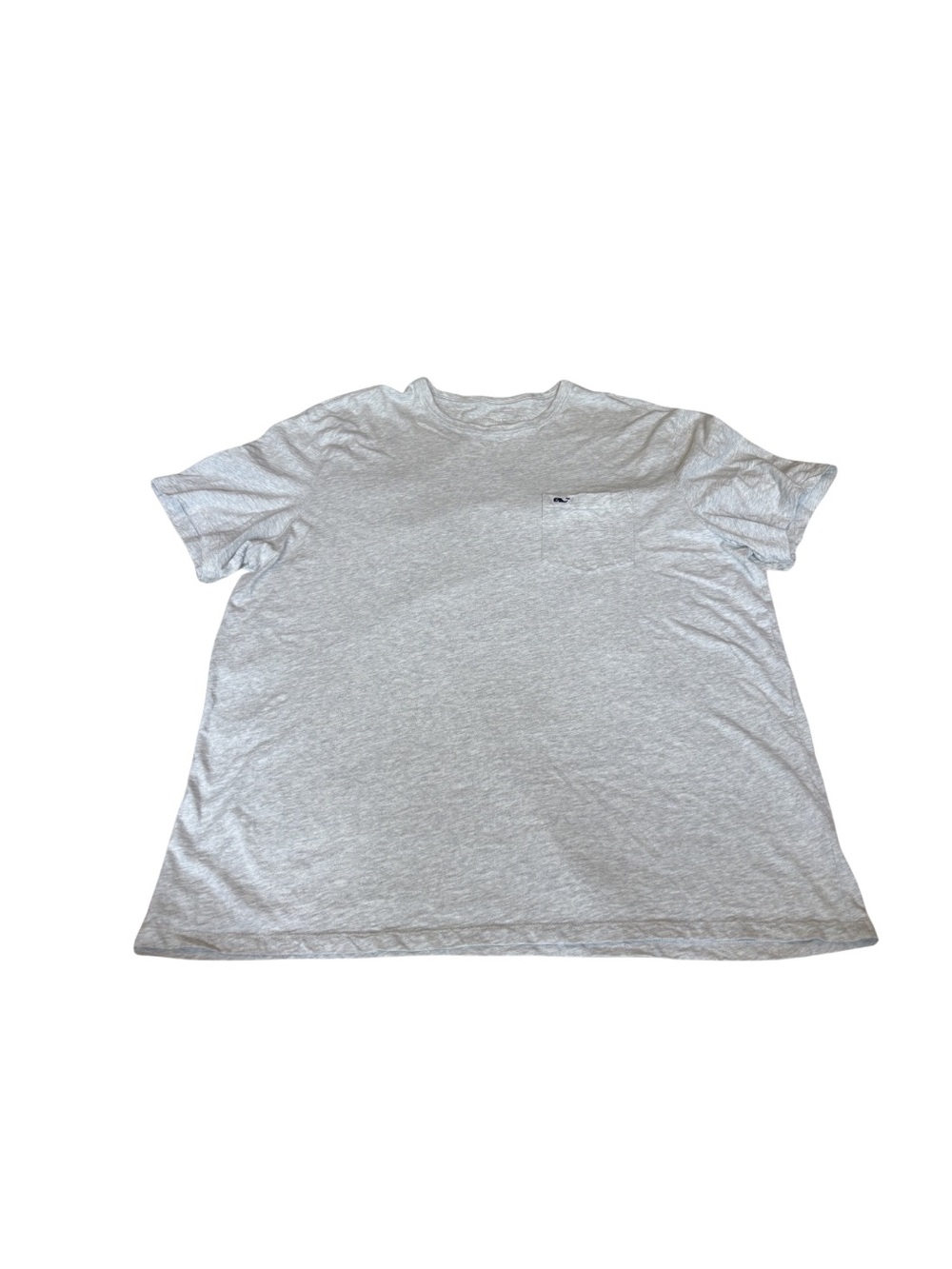 Vineyard Vines Men's Light Gray Pocket Crew Tee